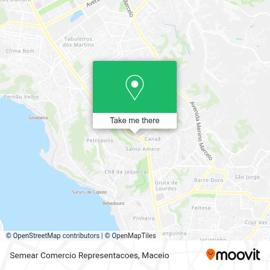 Semear Comercio Representacoes map