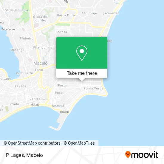 P Lages map