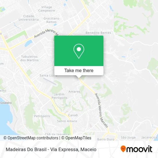 Madeiras Do Brasil - Via Expressa map