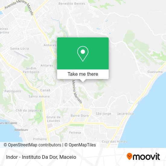 Indor - Instituto Da Dor map