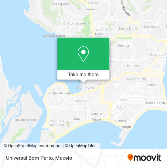 Universal Bom Parto map