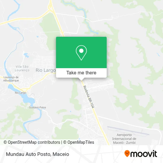 Mundau Auto Posto map