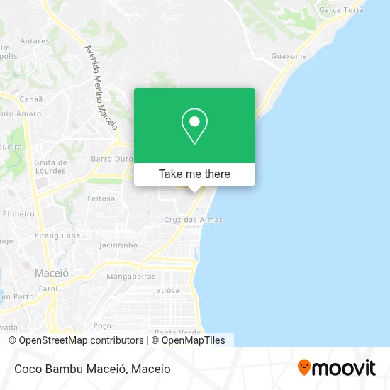 Coco Bambu Maceió map