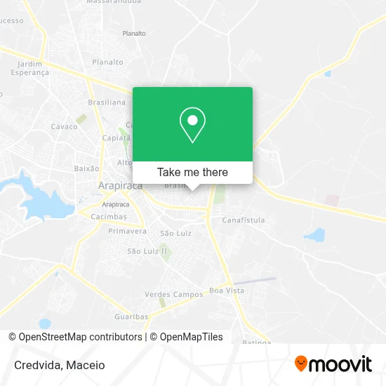 Credvida map