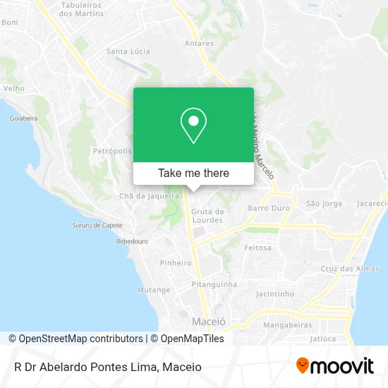 R Dr Abelardo Pontes Lima map