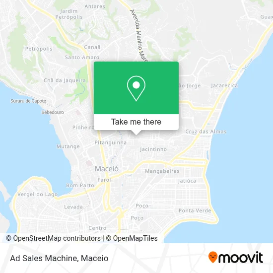 Ad Sales Machine map