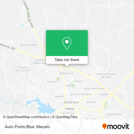 Auto Posto Blue map