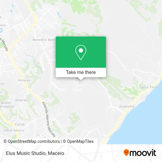 Elus Music Studio map