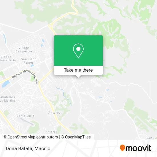 Dona Batata map