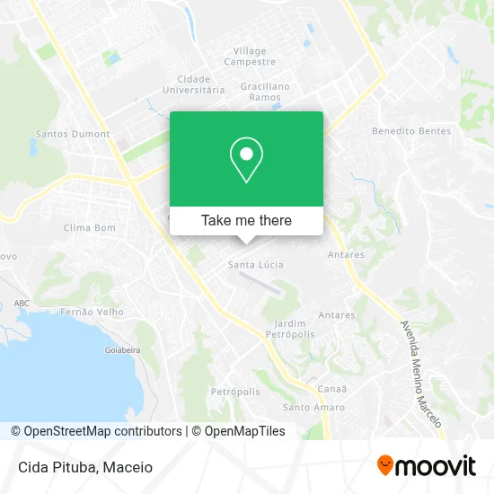 Cida Pituba map