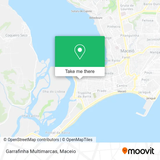 Garrafinha Multimarcas map