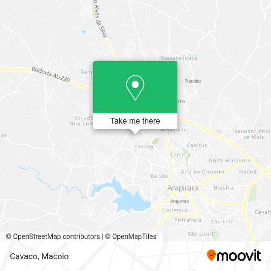 Cavaco map