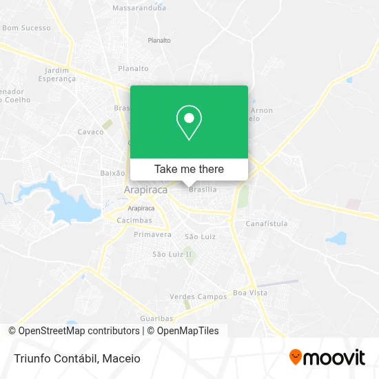 Triunfo Contábil map