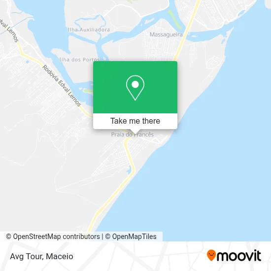 Avg Tour map