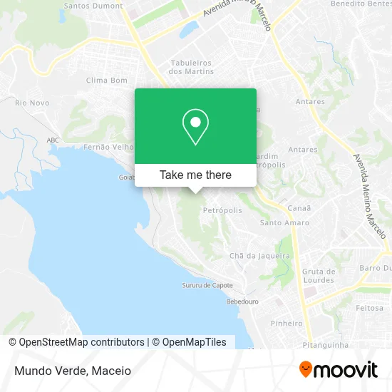 Mundo Verde map