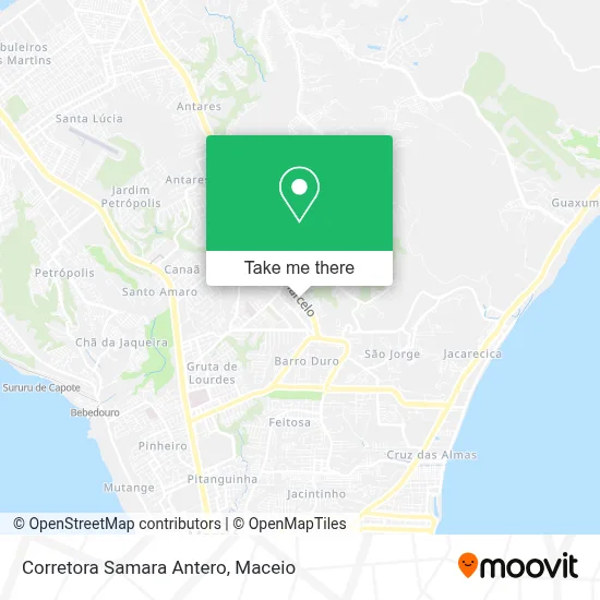 Corretora Samara Antero map