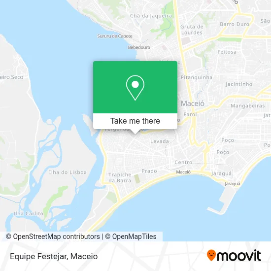 Equipe Festejar map