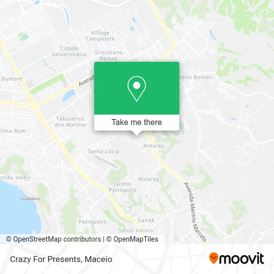 Crazy For Presents map