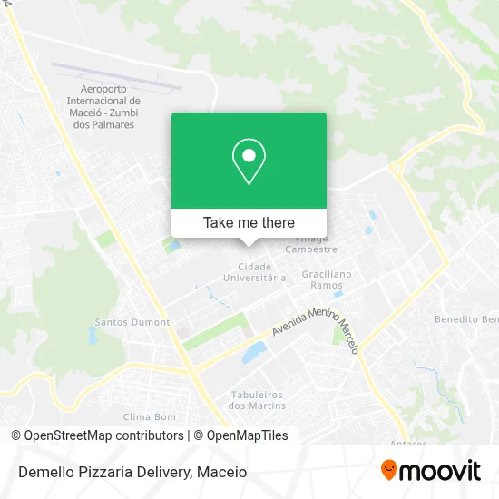 Demello Pizzaria Delivery map