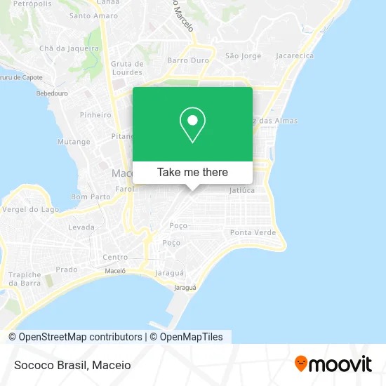 Sococo Brasil map