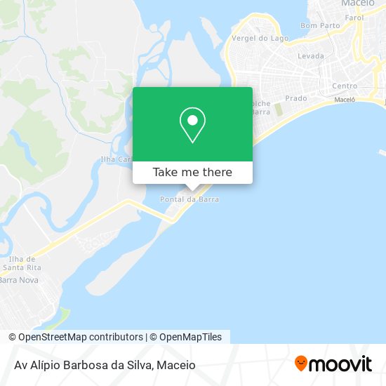 Mapa Av Alípio Barbosa da Silva