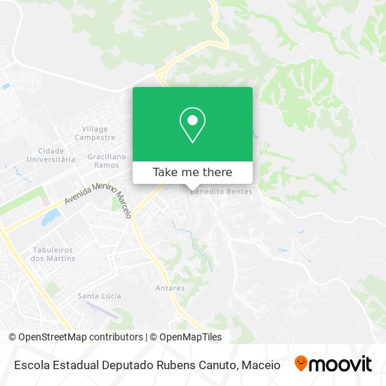 Escola Estadual Deputado Rubens Canuto map