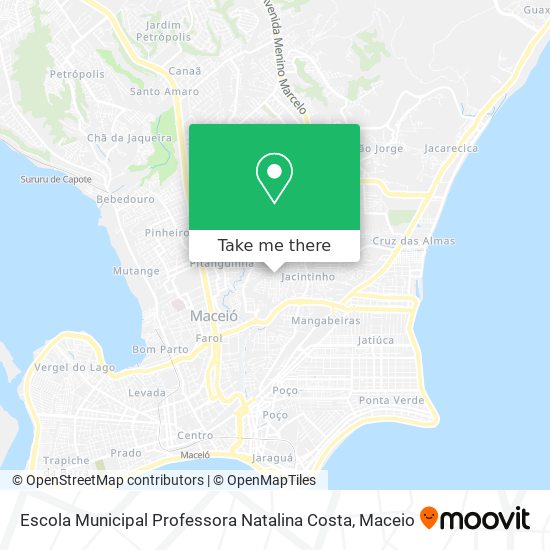 Escola Municipal Professora Natalina Costa map
