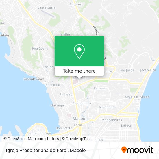 Igreja Presbiteriana do Farol map