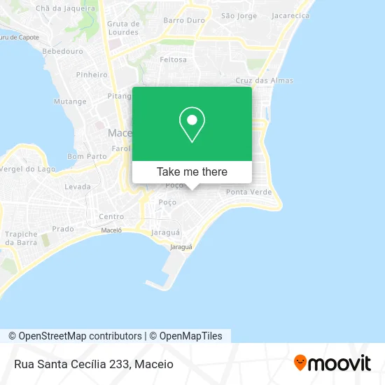Rua Santa Cecília 233 map