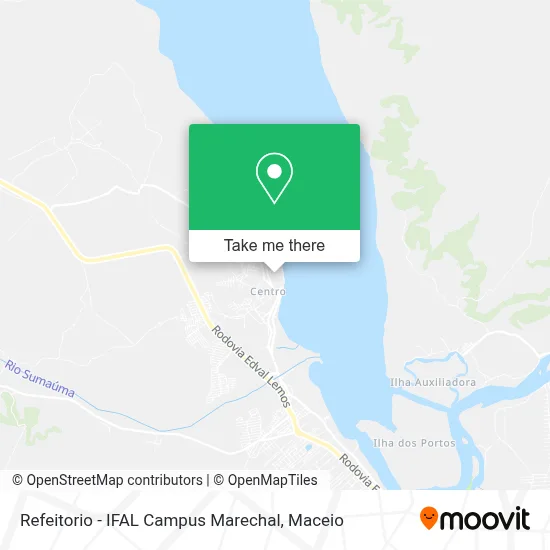 Refeitorio - IFAL Campus Marechal map