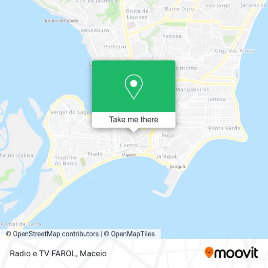 Radio e TV FAROL map