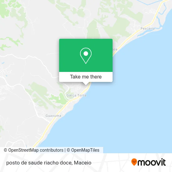 posto de saude riacho doce map