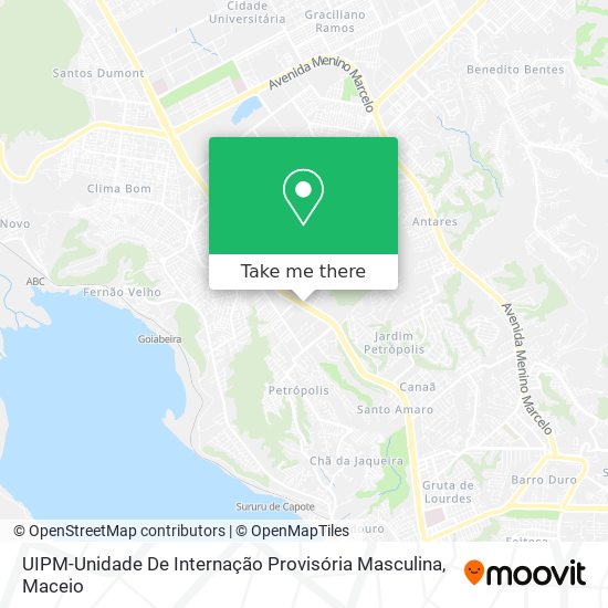 UIPM-Unidade De Internação Provisória Masculina map