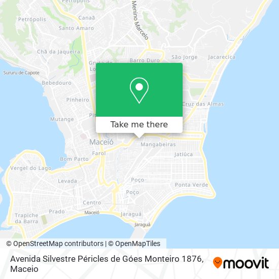 Avenida Silvestre Péricles de Góes Monteiro 1876 map