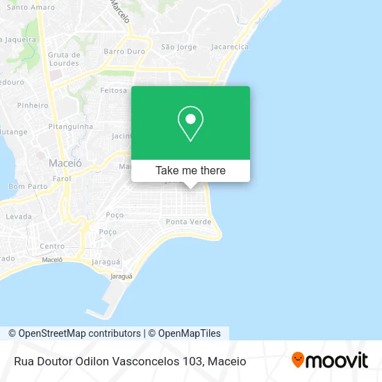 Rua Doutor Odilon Vasconcelos 103 map