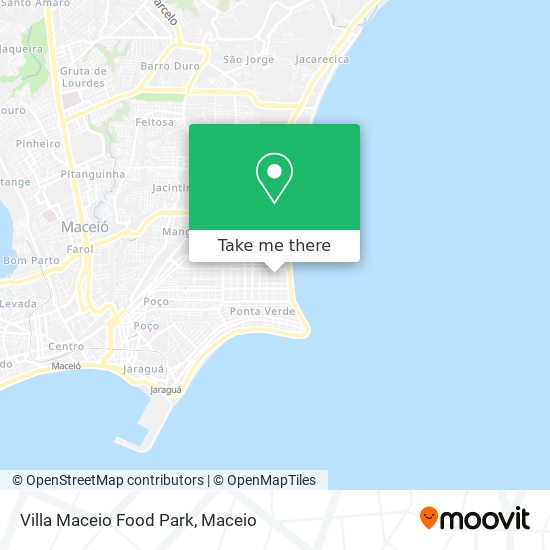 Mapa Villa Maceio Food Park