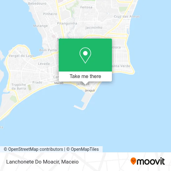 Lanchonete Do Moacir map