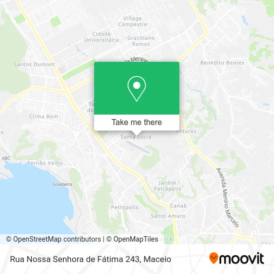 Rua Nossa Senhora de Fátima 243 map