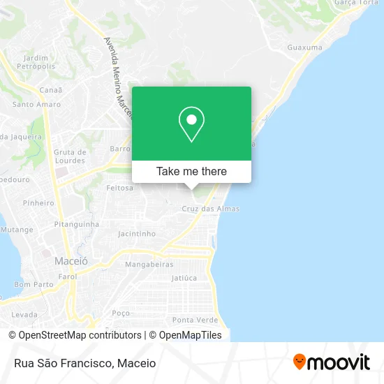 Rua São Francisco map