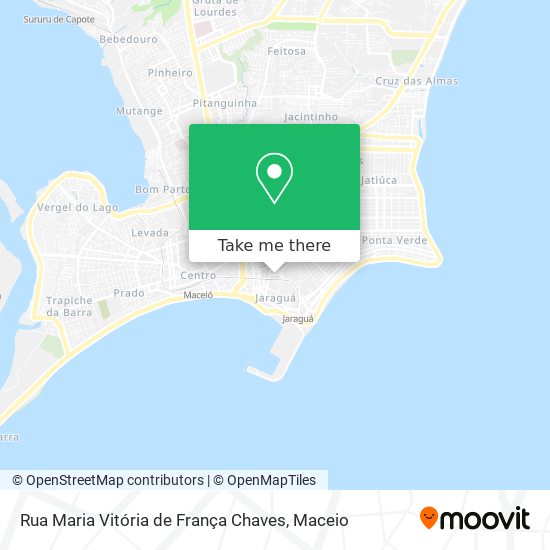 Mapa Rua Maria Vitória de França Chaves