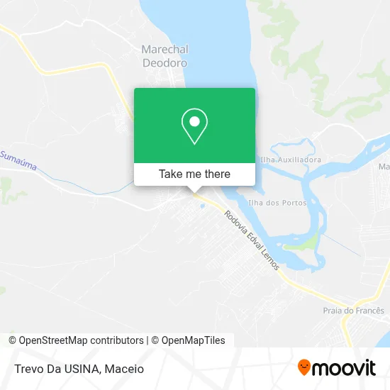 Trevo Da USINA map