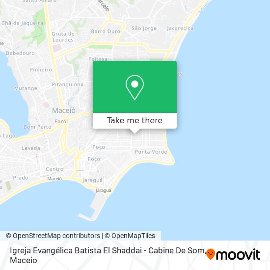 Igreja Evangélica Batista El Shaddai - Cabine De Som map