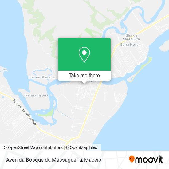Mapa Avenida Bosque da Massagueira