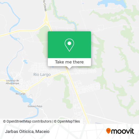Jarbas Oiticíca map