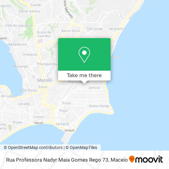 Rua Professora Nadyr Maia Gomes Rego 73 map