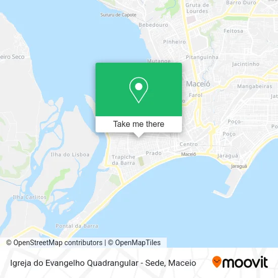 Igreja do Evangelho Quadrangular - Sede map
