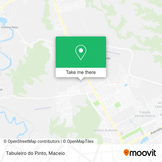 Tabuleiro do Pinto map