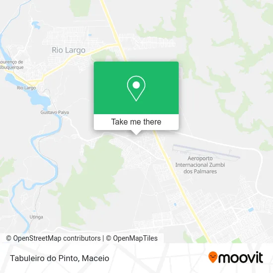 Tabuleiro do Pinto map