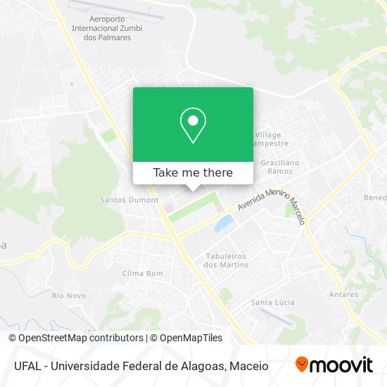 UFAL - Universidade Federal de Alagoas map