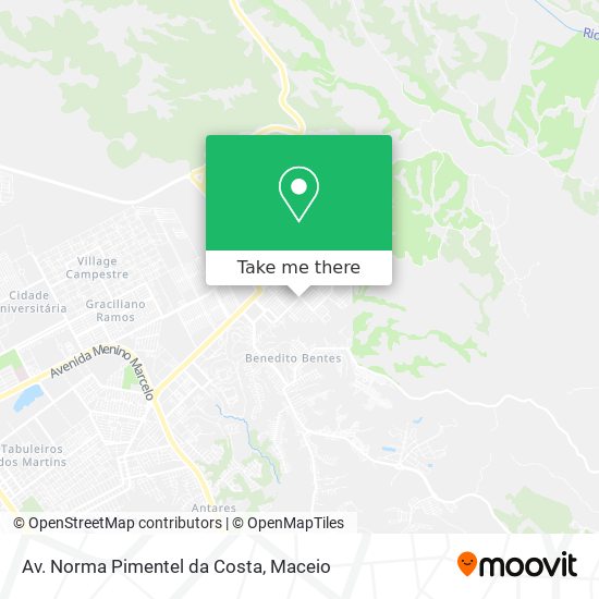 Mapa Av. Norma Pimentel da Costa